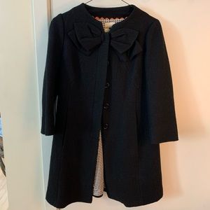 Wicked cute dark grey dress coat.
